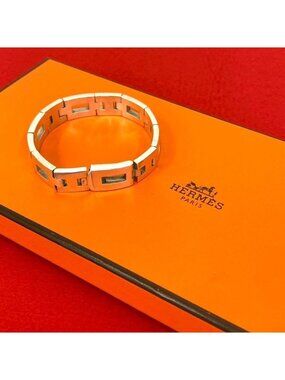 Hermes Cles Silver 925 Bracelet Bangle Accessories Small Items 78557